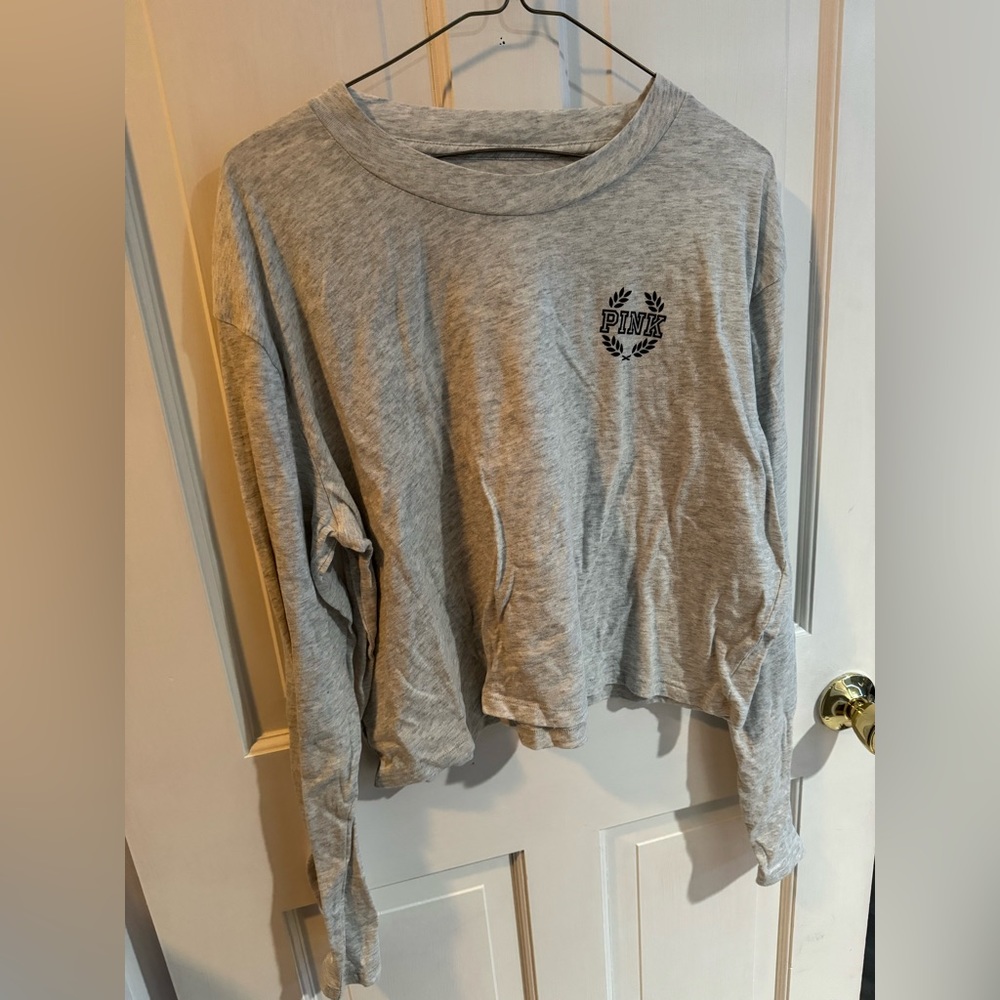 VS pink long sleeve cop top